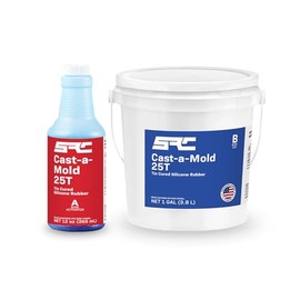 SPRESIN Cast-A-Mold 25T RTV 1 Gal, 2-Part, Liquid Silicone Mold Making Kit, Rubber Molding Compound, Perfect for Jewelry Making, Casting Epoxy Resin, Wax, Soap, Plaster, Cement, and Concrete