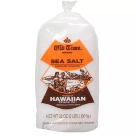 Hawaiian Pa'Akai Inc. Old Time Brand White Sea Salt - 2lb Bag