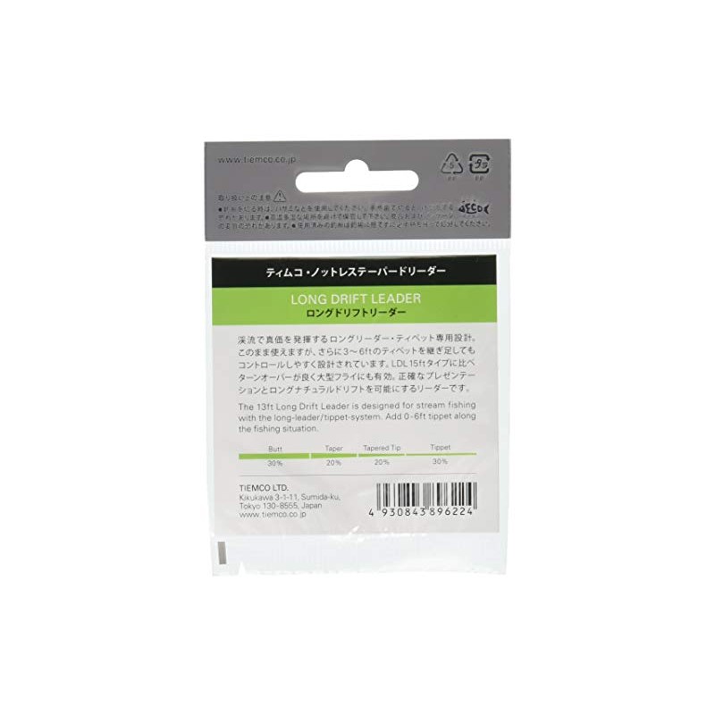 ティムコ(TIEMCO) TIEMCO LDLリーダー 13FT 6X