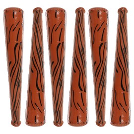 INFLATABLE 60CM LONG CAVEMAN / CAVEWOMAN PREHISTORIC CLUB FANCY DRESS PARTY DECORATION PROP - GREAT FOR PREHISTORIC, CAVE MAN AND CAVE WOMAN FANCY DRESS PARTY 60CM BLOW UP ACCESSORY - PACK OF 12