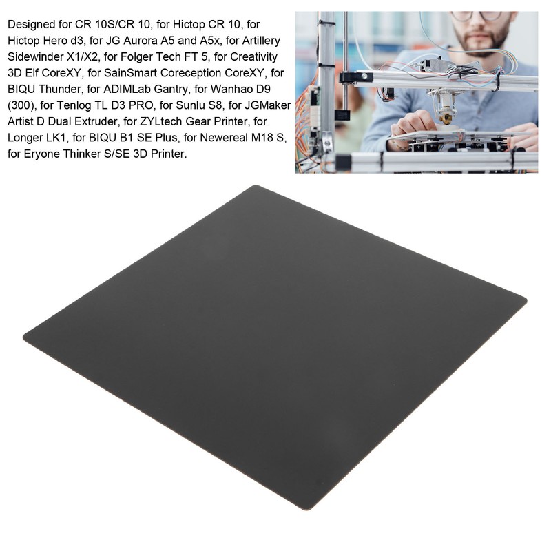 Magnetic Hot Bed Sticker 12.2in High Temp Resistant B Side