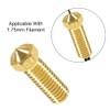 20Pcs Nozzles 0.4mm Brass Extruder Print Head M6 Lengthen Extruder