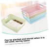 SHOWERORO 3pcs Office Storage Basket File Basket File Organizer Organizer