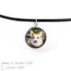 Art-Dog Art dog collar with dog photo, handmade collar with