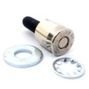 TrickToppers Custom Real Nickel Plated Brass 45 Auto Bullet Shell With Deactivated Silver Primer Seat Bolt for Most Harley Davidson Models 1996-2016 With 1/4-20 Thread Pitch Only