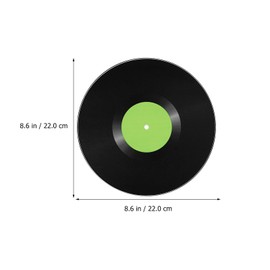 MAGICLULU 12 Pcs Music Room Record Paper Stickers Wall Decorative Aesthetic Decoration Fake Records for Home Office