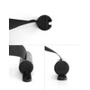 QWORK Barrera retractil para cinturon de pared, barrera de pared