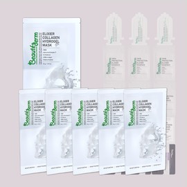 Bottederm Collagen Hydrogel Mask Pack 1BOX (5 sheets) Anti-aging collagen soothing elasticity / 보떼덤 콜라겐 하이드로겔 마스크 팩 1BOX (5장) 안티에이징 콜라겐 진정 탄력