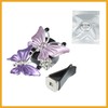 Partuto Car Air Conditioner Butterfly Shape Clips Outlet Vent Purple