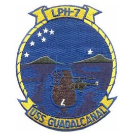 USS Guadalcanal LPH-7 Patch – Sew On