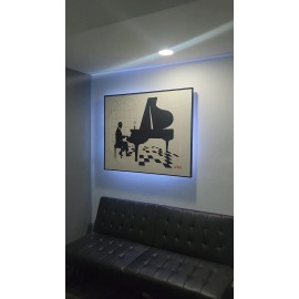 UN brand picture frame light - Controlled by Smart Phone  - Backlight picture frame kit