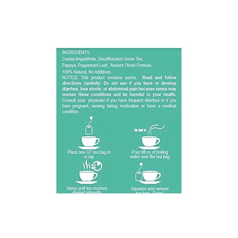 GT Dieter's Green Tea, 1.4 Ounce Box (Regular Strength) (20