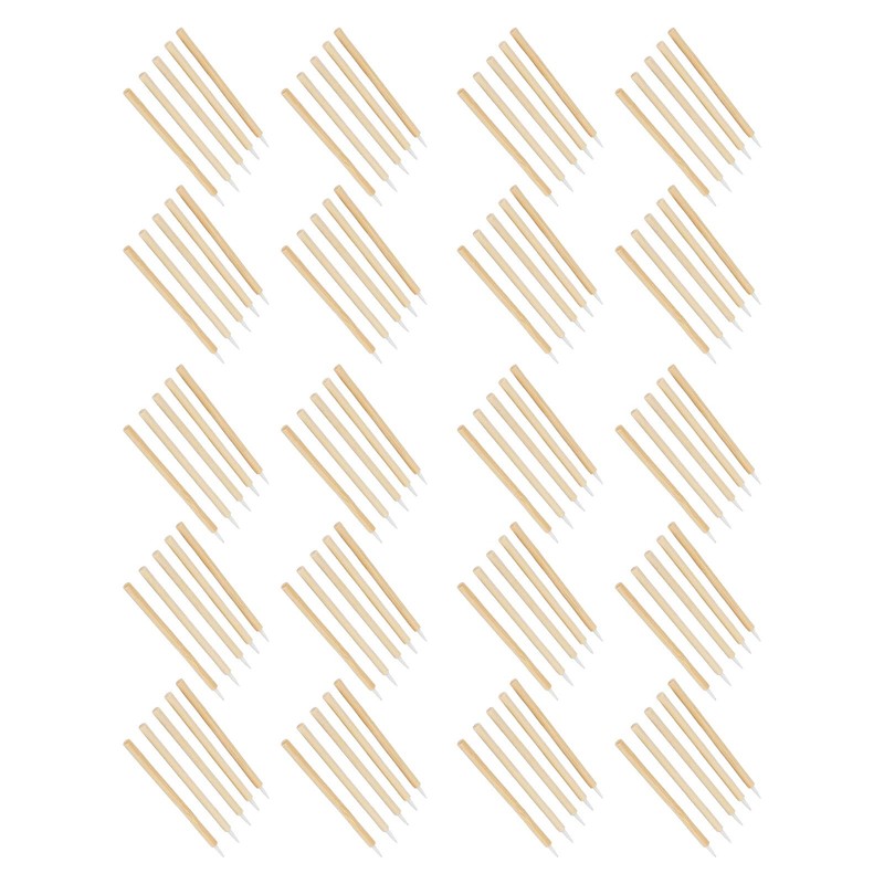 100pcs Eyeliner Brush Disposable Ultra Fine Point Eyeliner Applicator Cosmetic