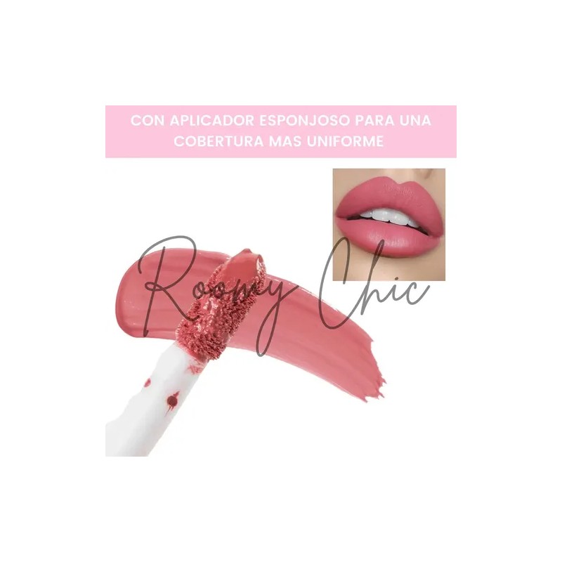 Labial Mate Larga Duración Nude 24 Unidades Favorbeauty Marrón Claro