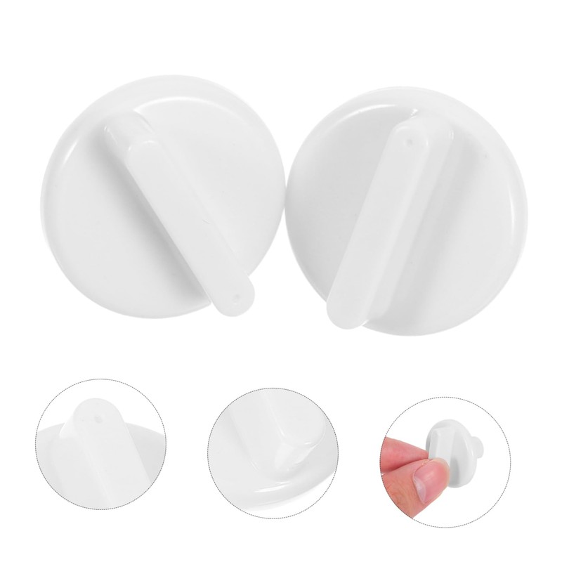 STOBAZA 2pcs Universal Refrigerator Temperature Control Knob Replacement 27mm Adjustable
