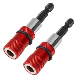 Screwdriver Bit Holder, 2pcs Magnetic Screwdriver Bit Holder Magnetic Bit Holder Drywall Screwdriver Plasterboard Tools 1/4 Inch Hex Shank Drywall Bit