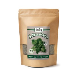 Biojoy Organic Balm Leaf Tea (100g), Dried and Cut, Balm Tea (Melissa officinalis)