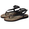 COACH Gracey Leather Sandal Black 7 B (M)