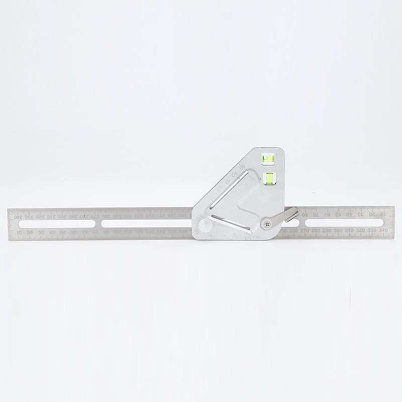 Operitacx Combination Square Tool Multifunctional Angle Ruler for Woodworking Durable