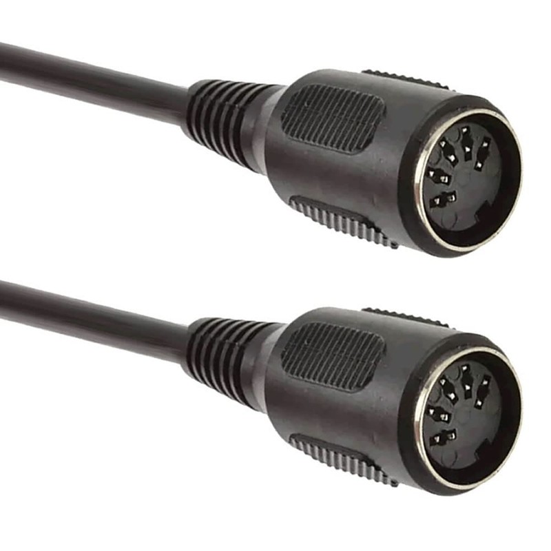 5 Pin MIDI DIN Y Splitter Cable Adapter 1 x