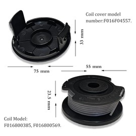 Strimmer Spool Line,Autofeed Spools Replacement,Compatible with Bosch EasyGrassCut,EasyGrassCut 23, EasyGrassCut 26, EasyGrassCut 18.Grass Trimmer F016800569 F016800385