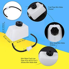 Keenso Fuel Pipe, Mini Moto Pocket Bike Gear Mini Moto Dirtbike, Mini Moto Fuel Line Pipe 47cc 49 Cc For 2 Stroke Mini Moto Kids Mini Moto Fuel Tank Fuel Pipe Mini Moto Pocket Bike
