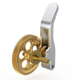 BIGTREETECH Panda Claw Gear RNC Nano-Coated Hardened Steel Gear Lightweight High Strength For Bambu Lab P1P P1S X1C A1 A1 MINI:_Panda Claw (A1)