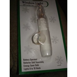christmas WINDOW CANDLE LIGHT WITH SUCTION CUP