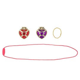 HUGtto! Pretty Cure Cure Sheri & Cure Amur Transformation Mirai Crystal Set