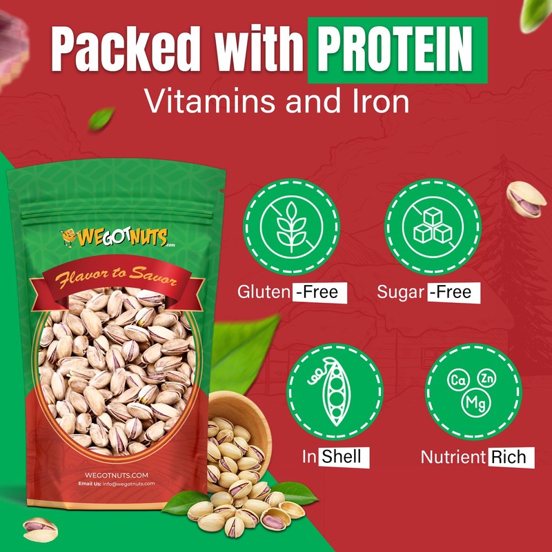 Turkish Antep Pistachios - 2.5 lbs (40oz) Premium Quality Kosher