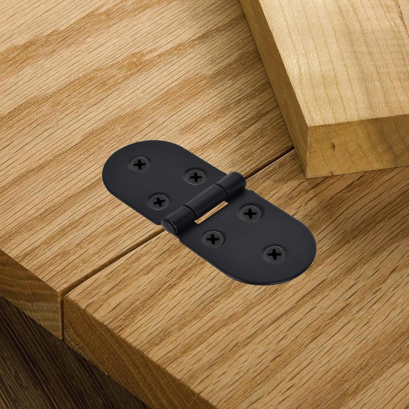 Emperoch 4 Pcs Flip Hinges with Screws, 80 x 30