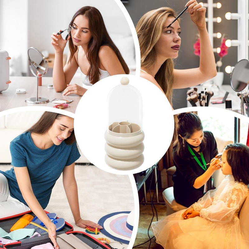 Rotating Makeup Organizer | Skincare Holder 360 Rotating Cosmetics Organizer,Vanity