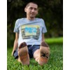 IRISGOD I'd Rather Be Funny Dress Socks for Men and