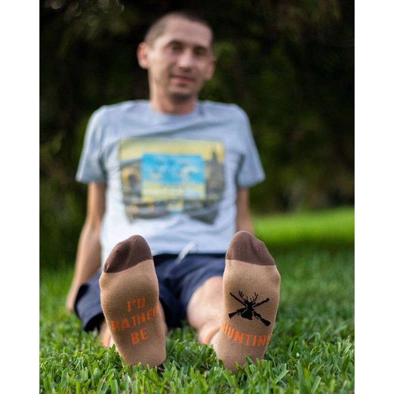 IRISGOD I'd Rather Be Funny Dress Socks for Men and