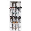 AMOS 24 Pair Mesh Pockets Over the Door Shoe Organiser