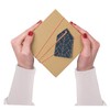 folia 3110 Cardboard Boxes in Natural Design, Pack of 12,