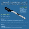 Jigsaw Blades T Shank 20PCS T101AO with Case, Compatible with