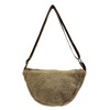Small Teddy Fur Crossbody Bum Bag Unisex Belt Bag Shoulder