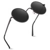 GQUEEN Retro Round Polarised Sunglasses Men Women UV400 Protection MEZ1,