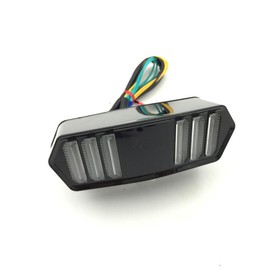 TASWK Motorcycle LED Turn Signal Tail Light Brake Stop Running Indicator Integrated Signal Lights for Honda MSX125/SF GROM CBR650F CTX700 CTX700N