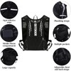 DOINEUFL Adjustable Running Vest Running Backpacks Functional 5L Hydration Pack