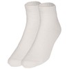 NuVein Padded Low Cut Socks 8-15 Mmhg Light Compression Cushioned