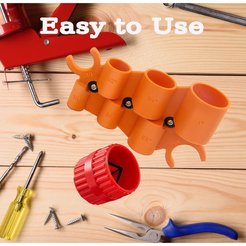 1/4'' - 1'' Depth Gauge and Pipe Deburring Tool Kit,