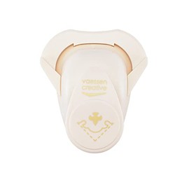 Vaessen Creative Corner Punch - Decorative Lily - 1.8 x 2.2 cm - Card Making Supplies - Corner Cutter for Paper, Cards, Invitations and Scrapbook - Crafting Supplies