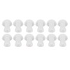 30pcs Hearing Amplifiers Eartips Soft Silicone White Accessories Replacement Earbud