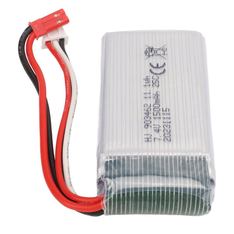 7.4V 1500mAh RC Car Lithium Battery with JST Plug 903462