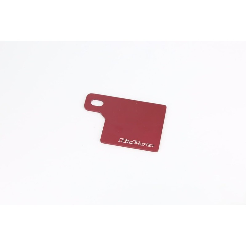 RinParts 1112782 Self-Damage Sticker Plate Type 2 Red