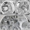 Auto Dynasty OE Style Chrome Housing Clear Corner Headlight Lamps+Tool