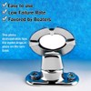 Gokoti 20 Sets Marine Grade Twist Lock Fasteners Turn Button