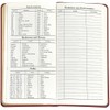 Graphic Image 2025 Pocket Datebook Planner, Week-at-a-view pages, Genuine Leather